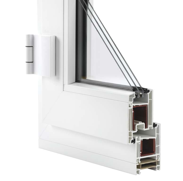 Folding Door Profile with Triple Pane Option